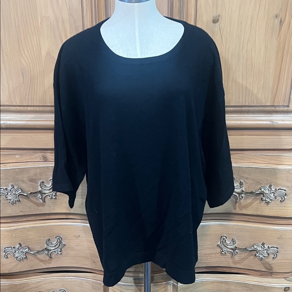 Michael Kors 100% Cashmere three quarter length sleeve top
